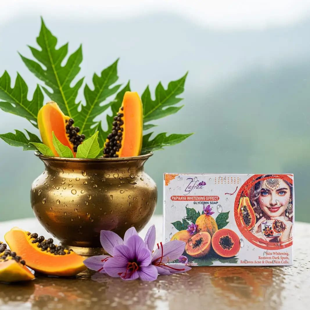 Zafran Papaaya Whitening Effect Soap