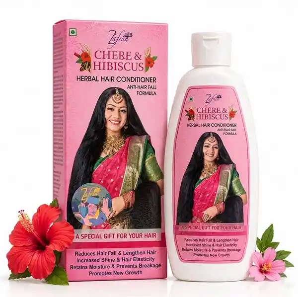 Zafran Chebe & Hibiscus Conditioner (Pink) 150 ml